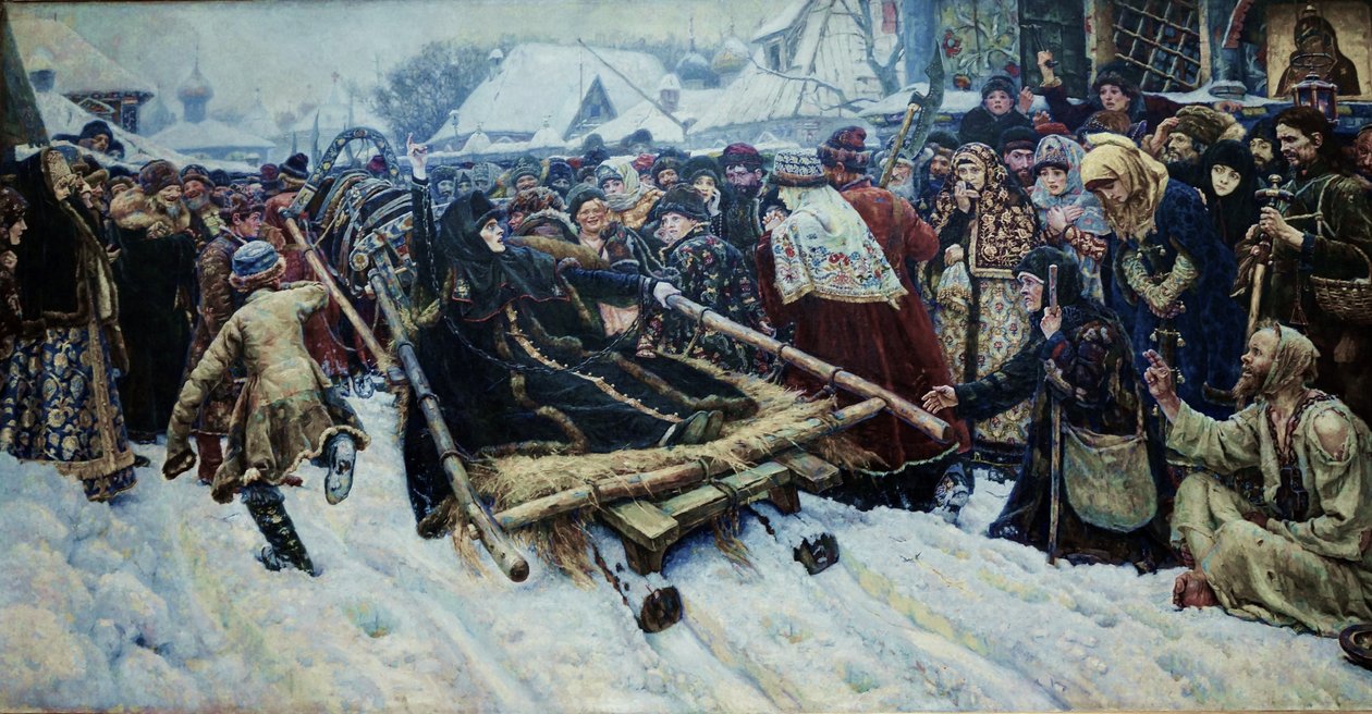 Boyarynya Morozova av Vasilij Ivanovic Surikov