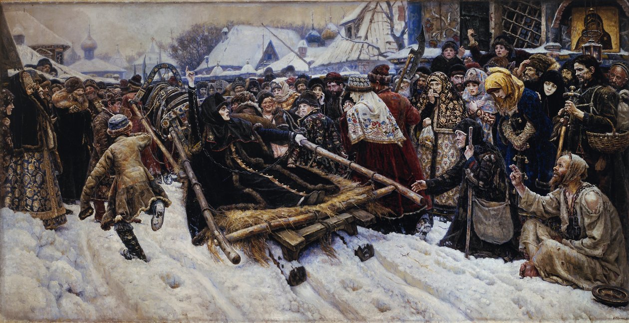 Boyarynya Morozova av Vasily Surikov