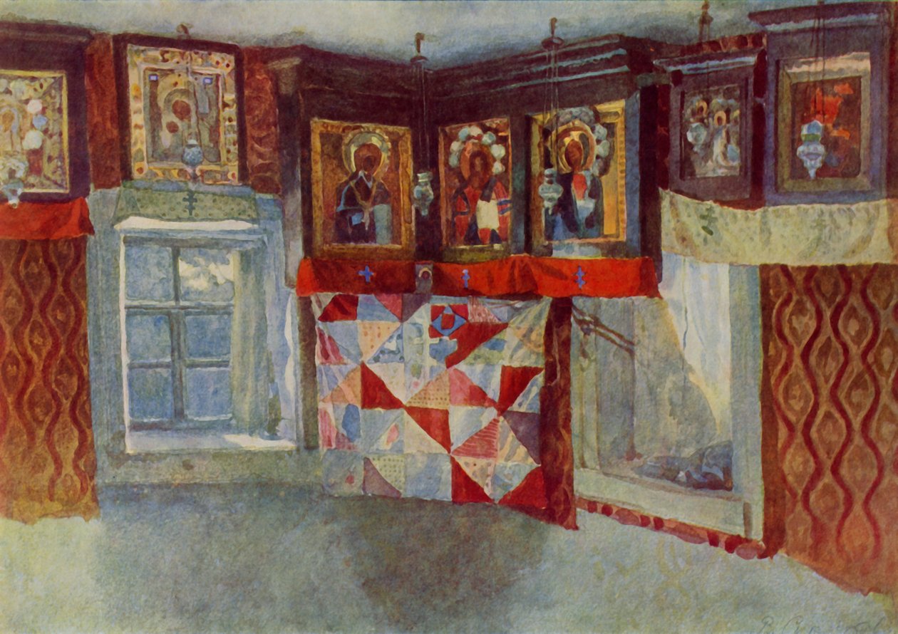 Landsbykapellet, 1880-1889, 1965. av Vasily Surikov