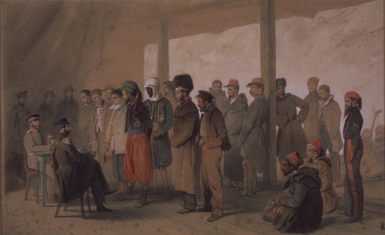 Forhøret, 1855 av Georg Wilhelm Timm