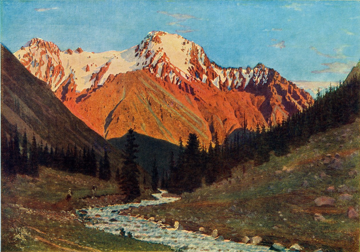 Fjelllandskap, sent på 1800-tallet, 1965. av Vasily Vereshchagin