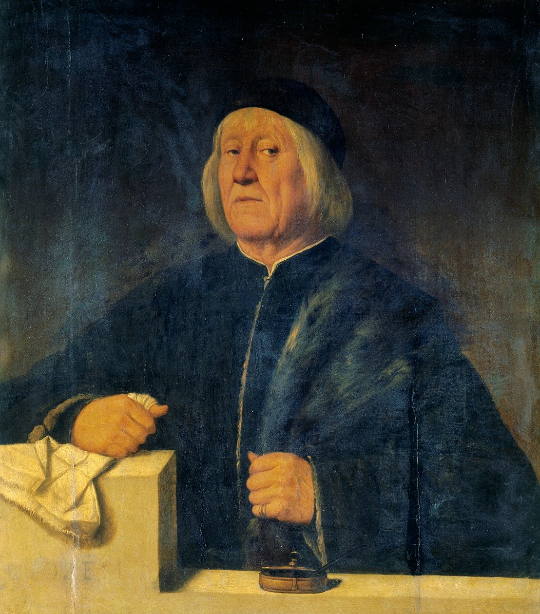 Portrett av Theophilus Folengo av Venetian School