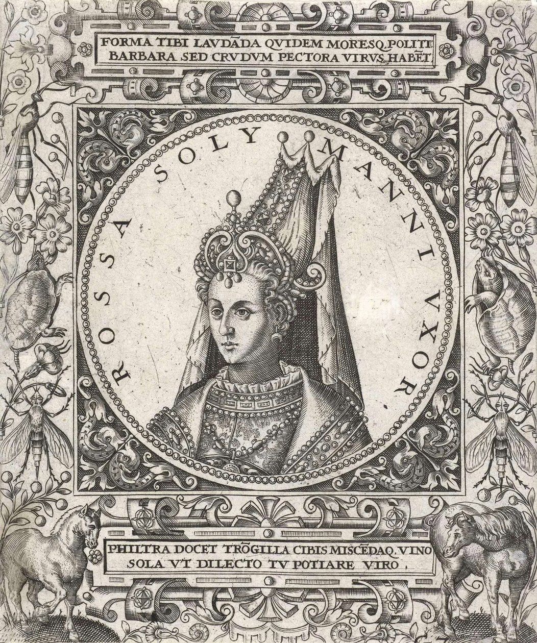 Portrett av sultanen Roxelana av Venetian School
