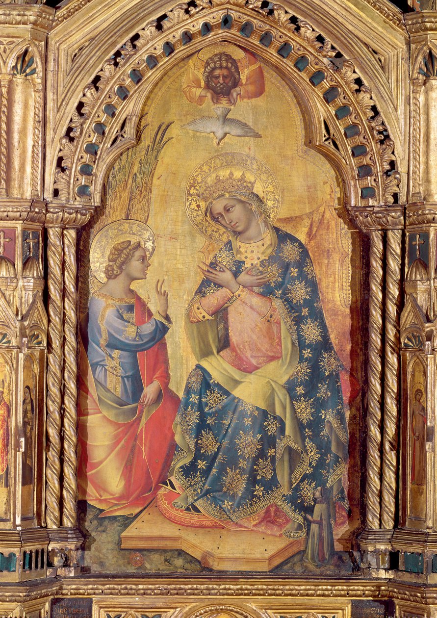 Bebudelsen (del av polyptyk) av Lorenzo Veneziano