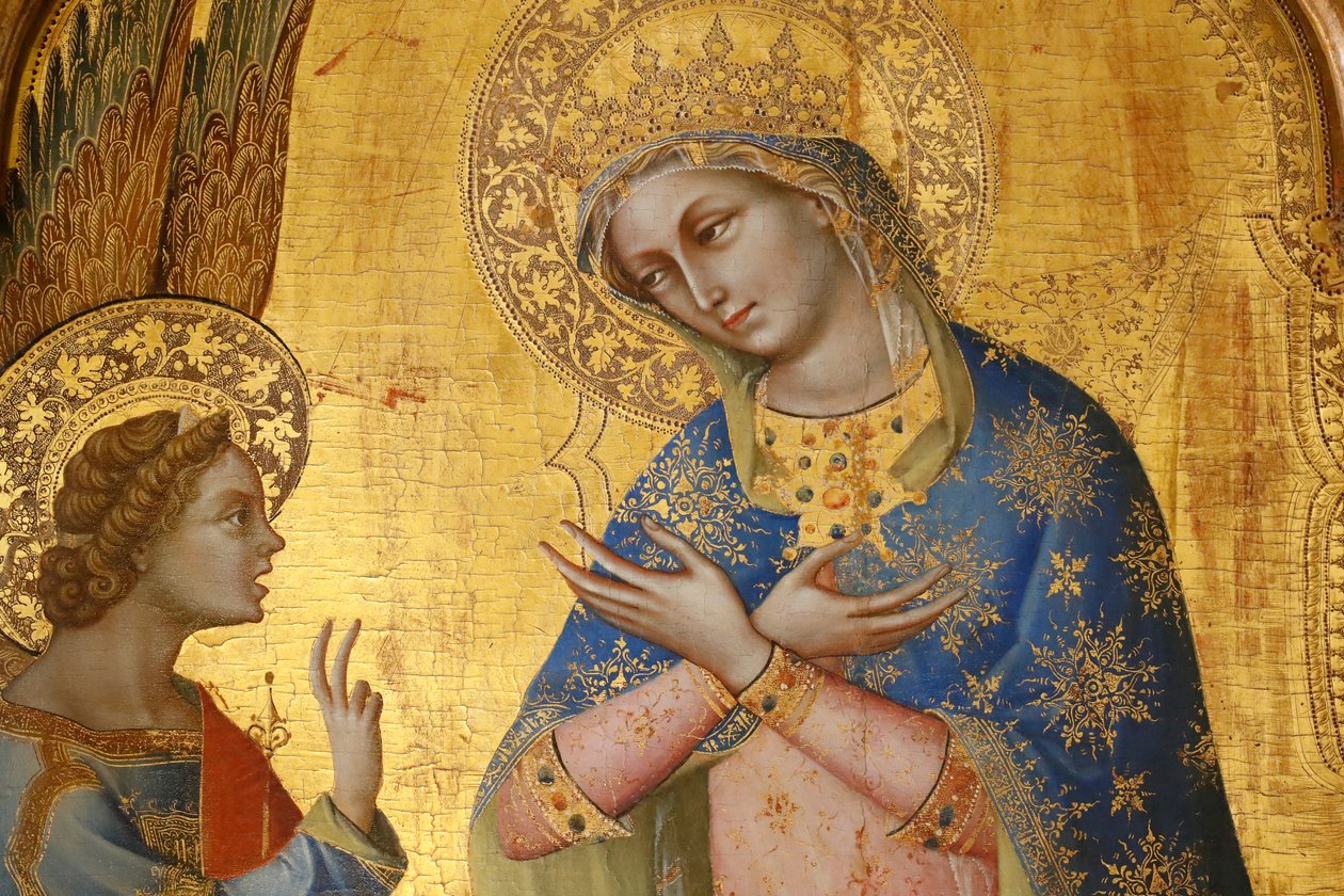 Polyptych of the Annunciation (Lion Polyptych) av Veneziano Lorenzo