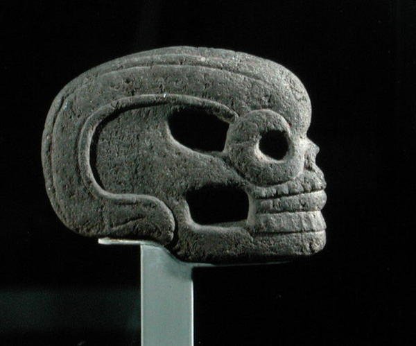 Votivøksehode, sen klassisk periode (stein) av Veracruz Veracruz
