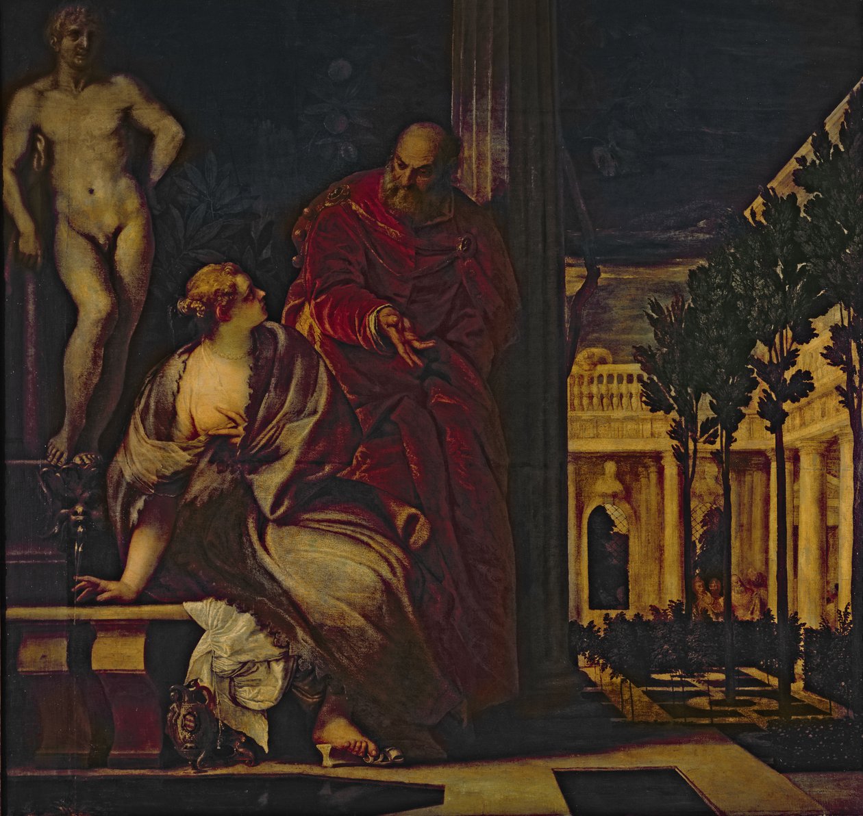Bathsheba på toalettet hennes av Paolo Veronese