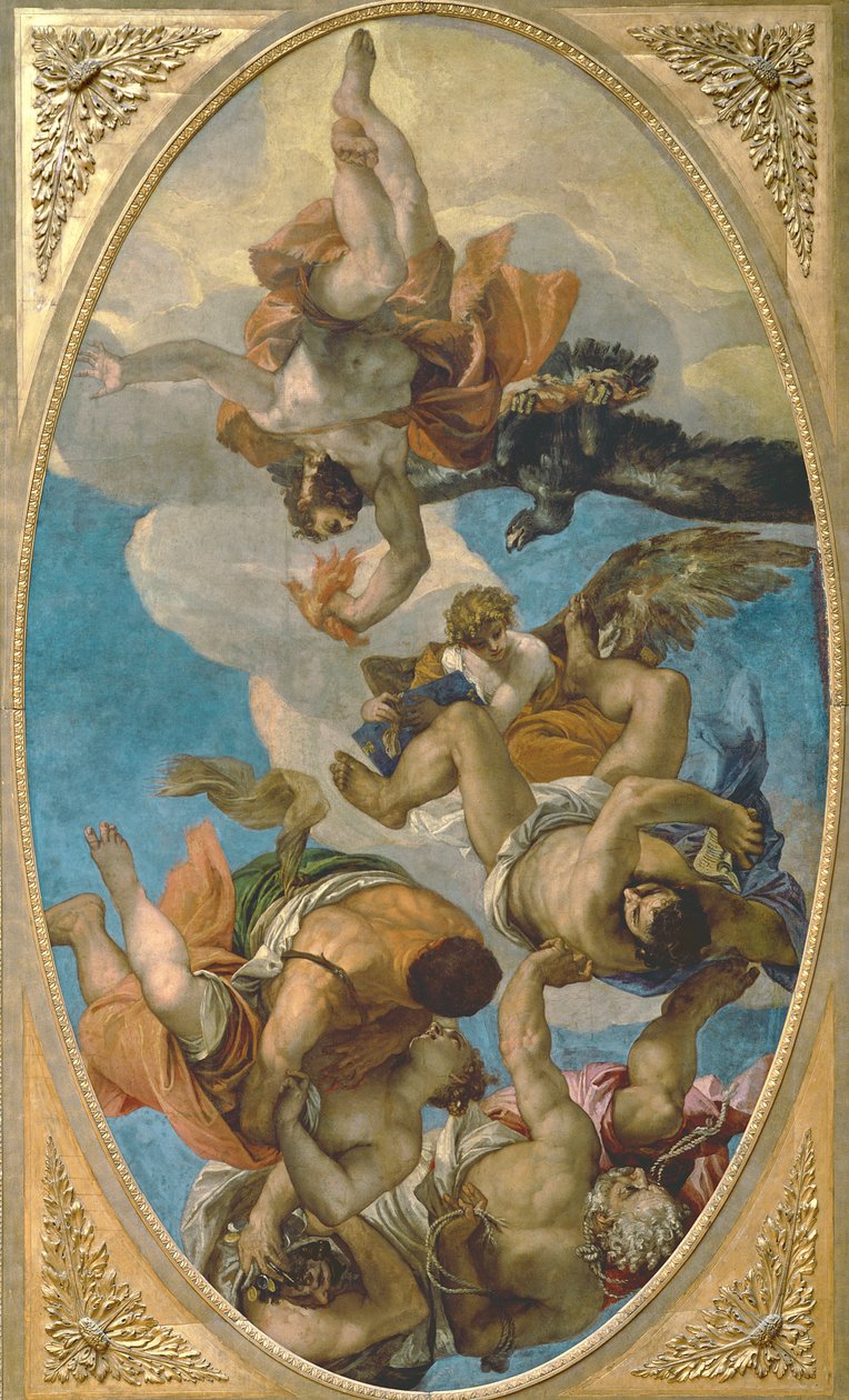 Jupiter slår ned lastene av Paolo Veronese