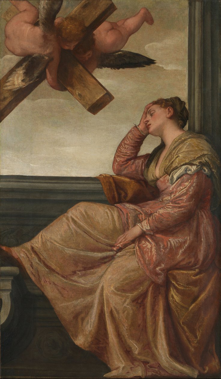 Drømmen om Saint Helena, ca. 1570 av Paolo Veronese