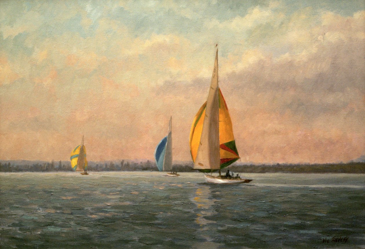 Sen finish av Vic Trevett