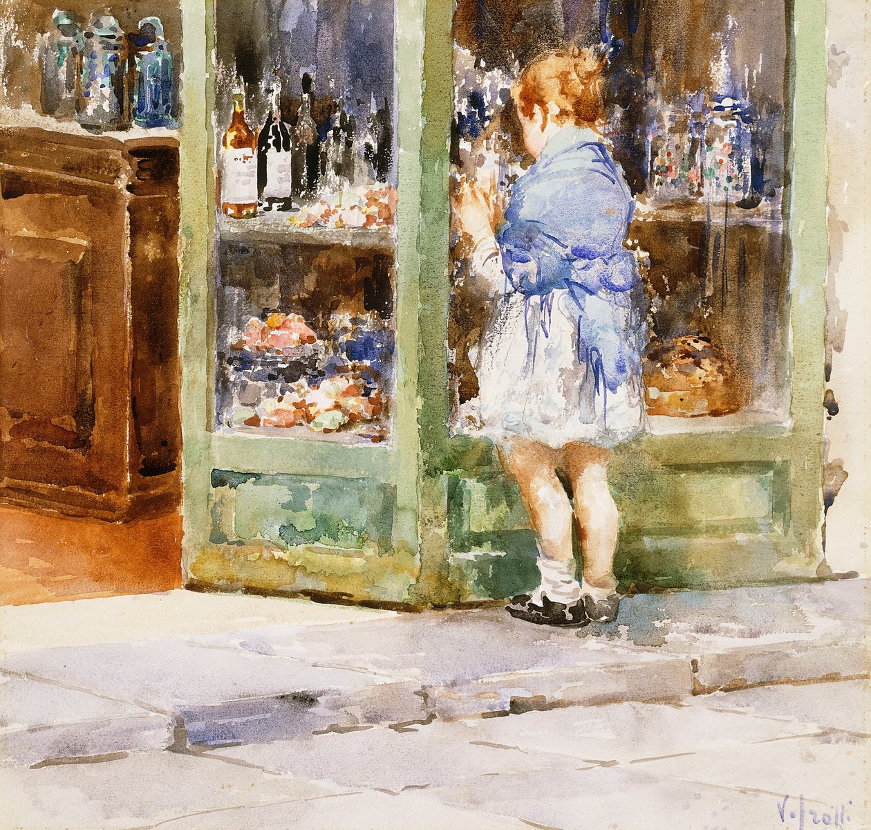 Window-shopping-jenta av Vicenzo Irolli