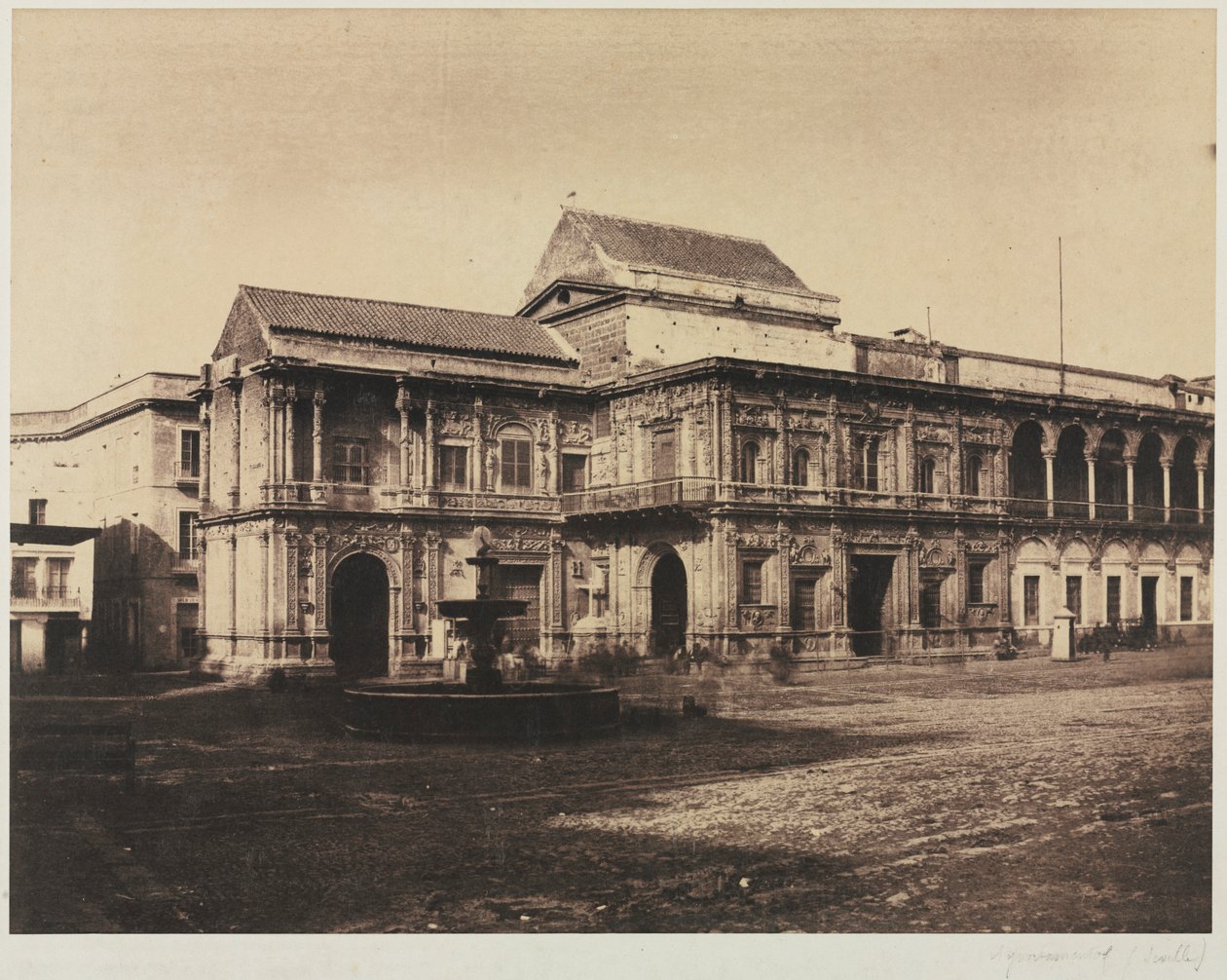Rådhus, Sevilla, 1853. av Vicomte Joseph Vigier