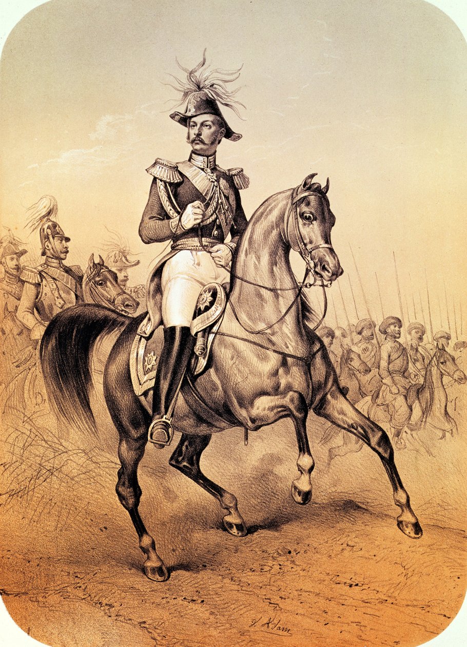 Alexander II (1818-81) tsar av Russland av Victor Adam