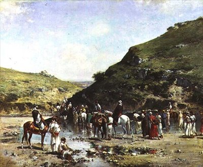 Ved vannet av Victor Pierre Huguet