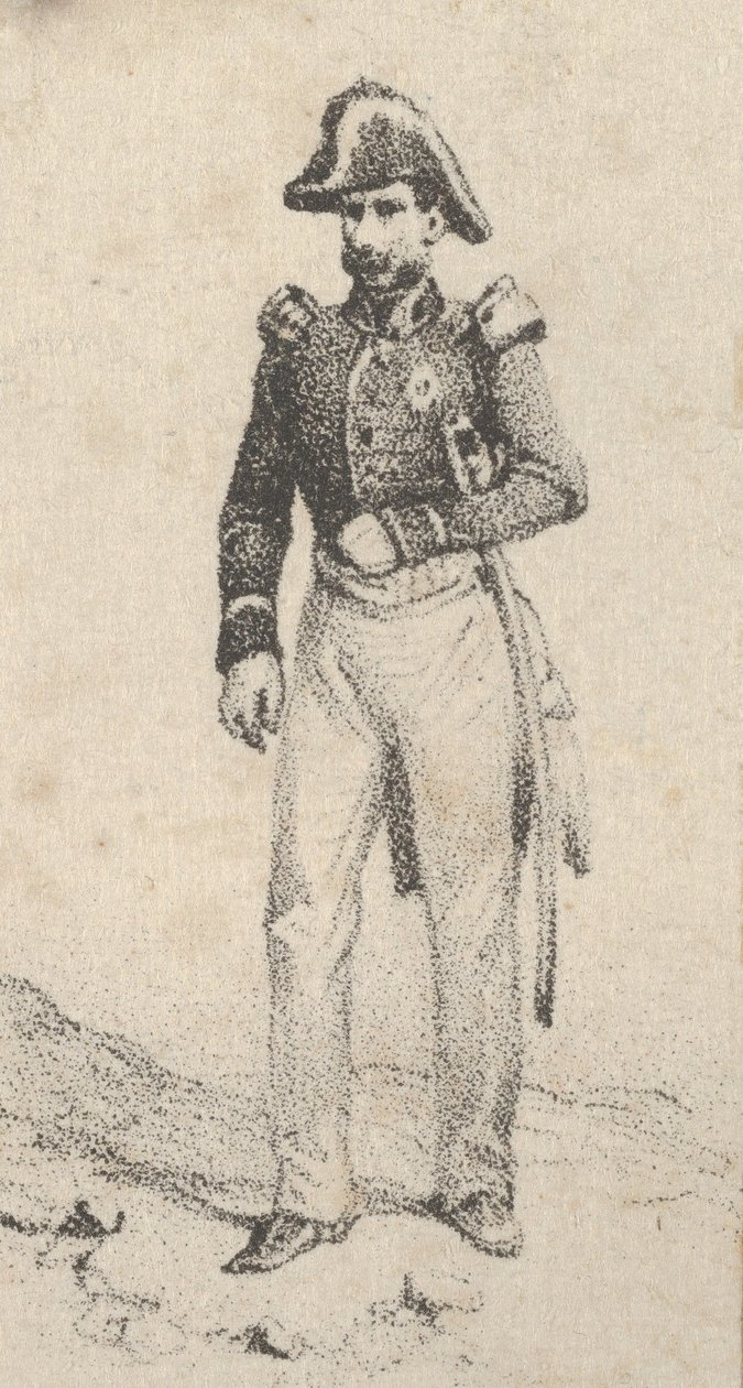 En soldat, midten av 1800-tallet. av Victor Adam