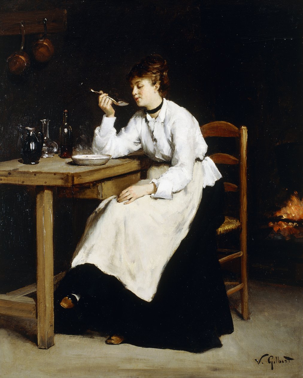 Ved bålet, av Victor Gabriel Gilbert