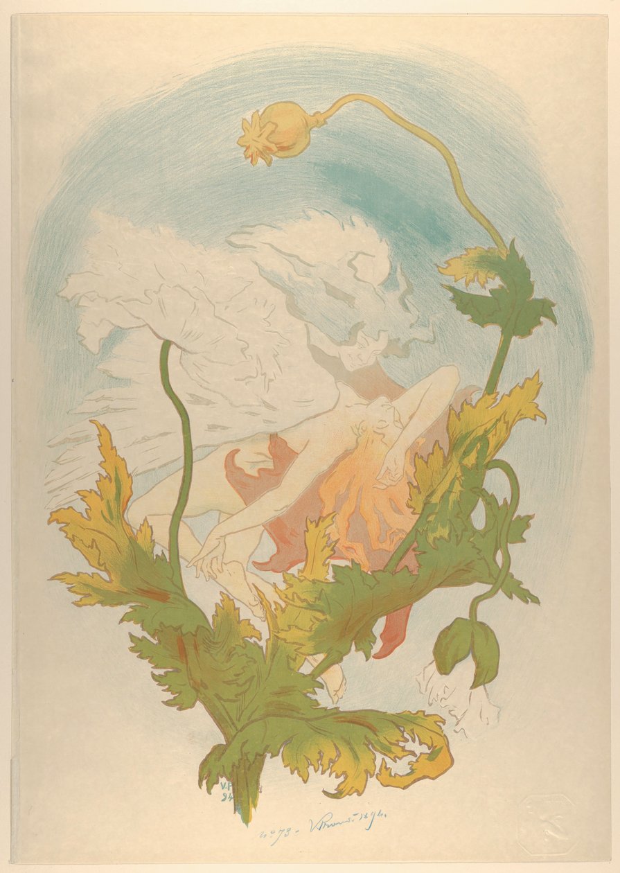 Opium, 1894. av Victor Prouvé