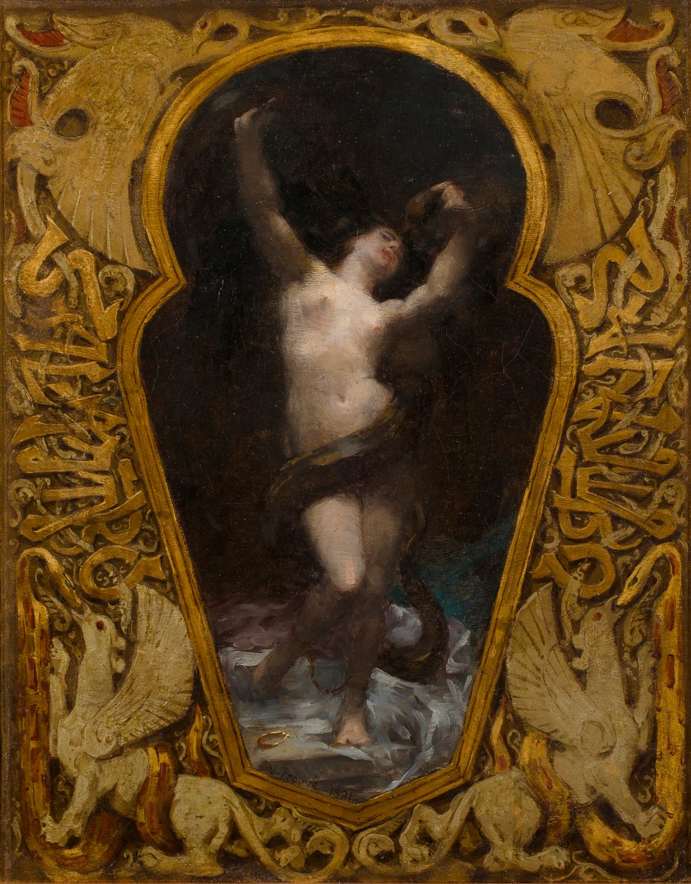 Salammbô, ca 1881. av Victor Prouvé