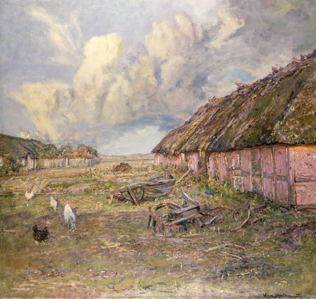 På gården av Viggo Johansen