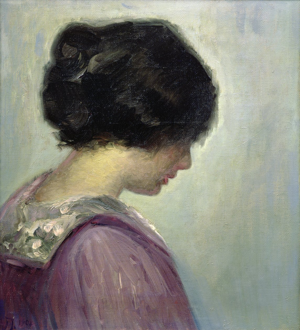 Portrett av en dame av Viggo Johansen