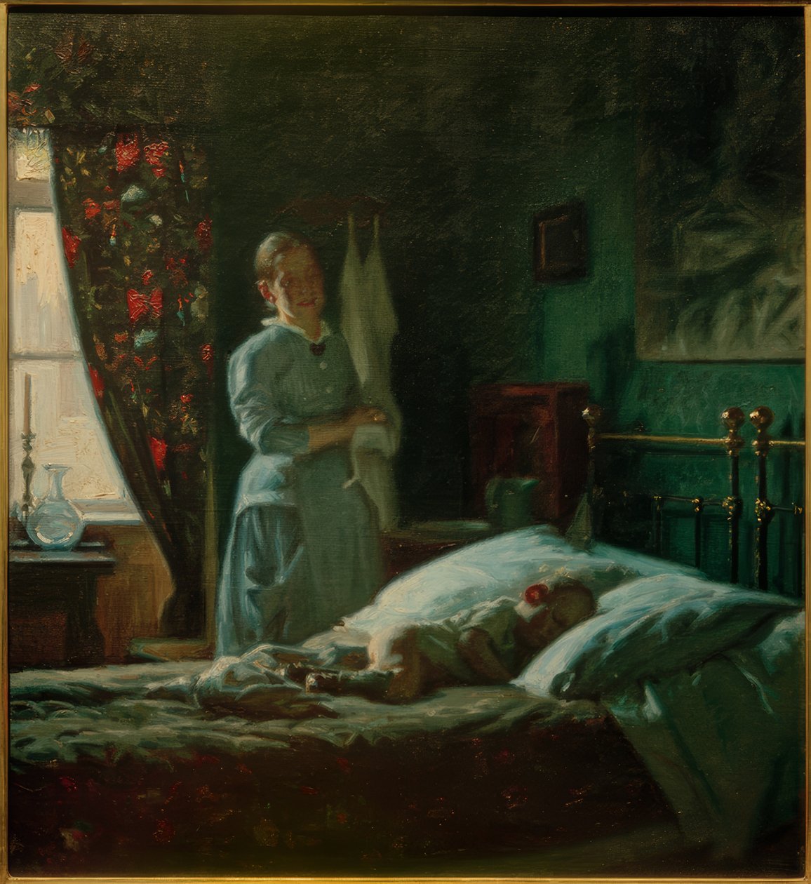 Soverom scene av Viggo Johansen