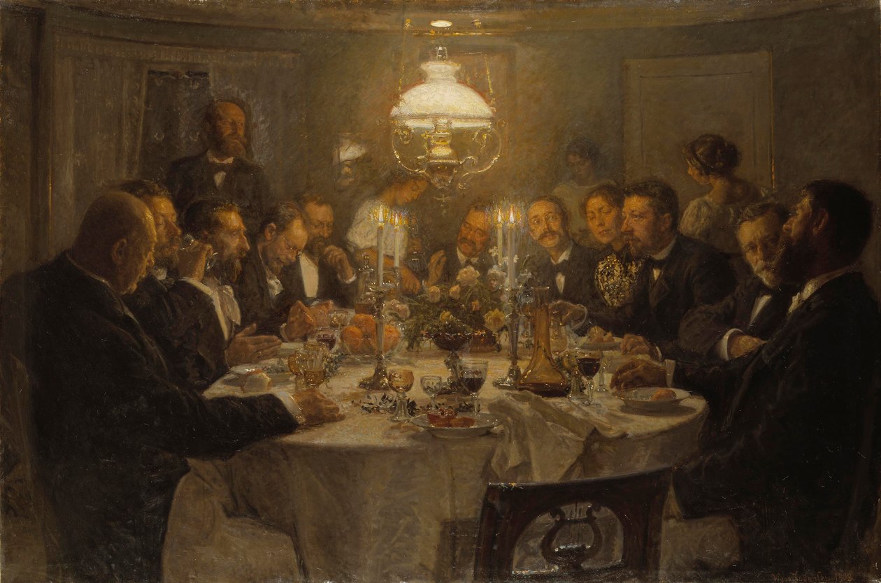 En kunstnersamling, 1903 av Viggo Johansen