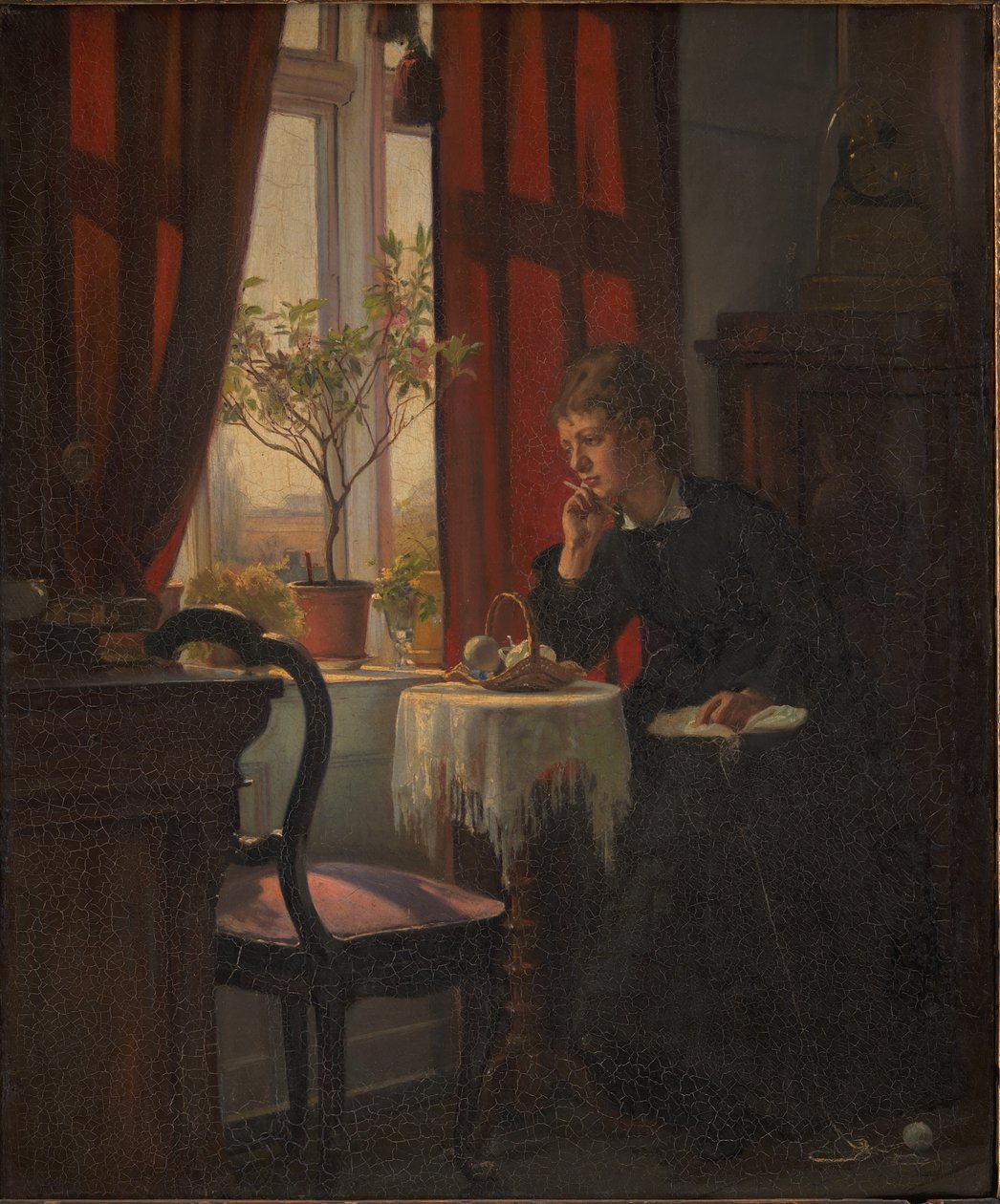 Helga Johansen, kunstnerens søster av Viggo Johansen