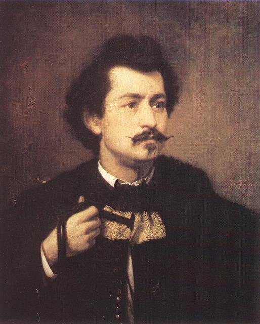 Selvportrett. av Viktor Madarász
