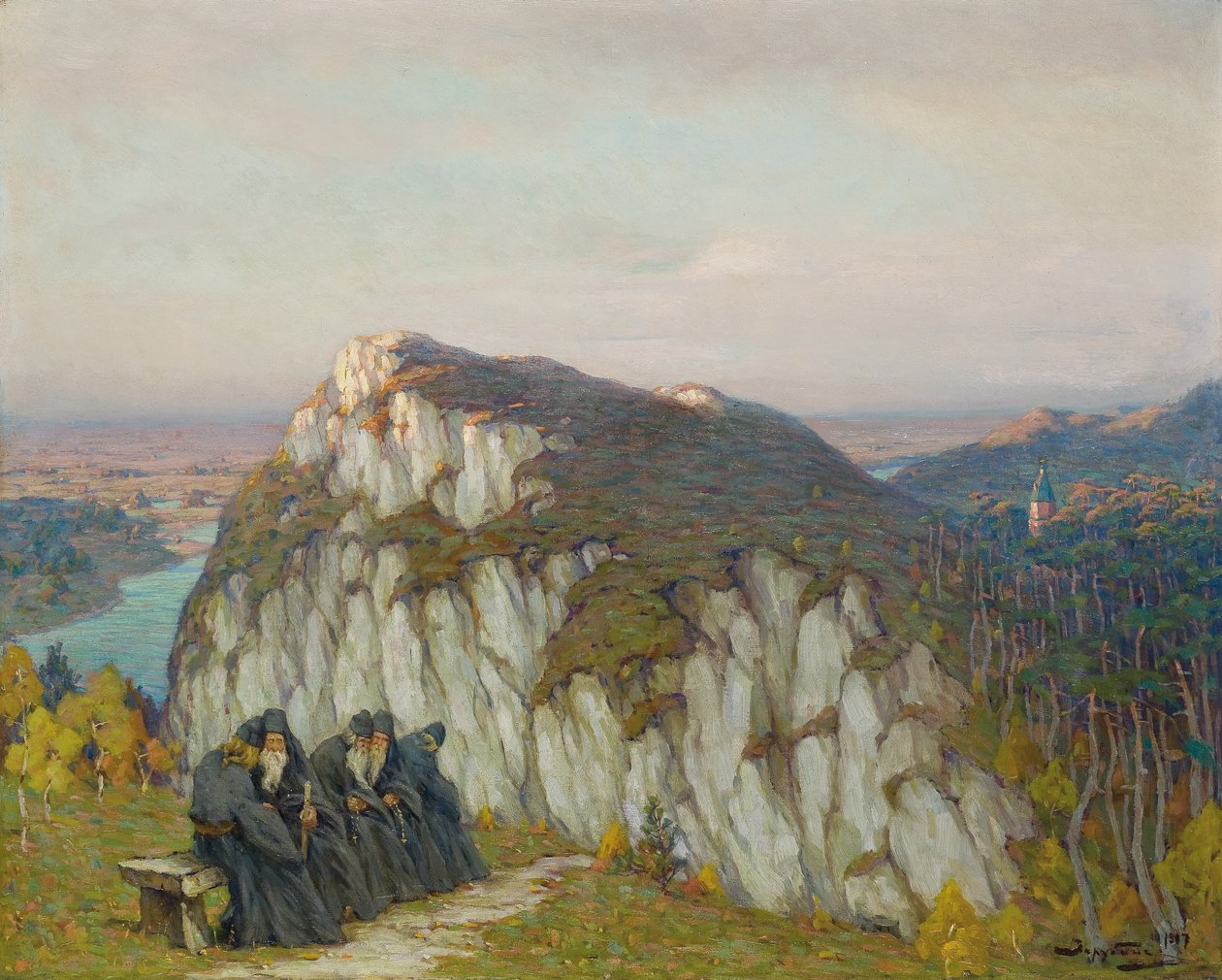 Stillhetens stemme, 1907 av Viktor Ivanovich Zarubin