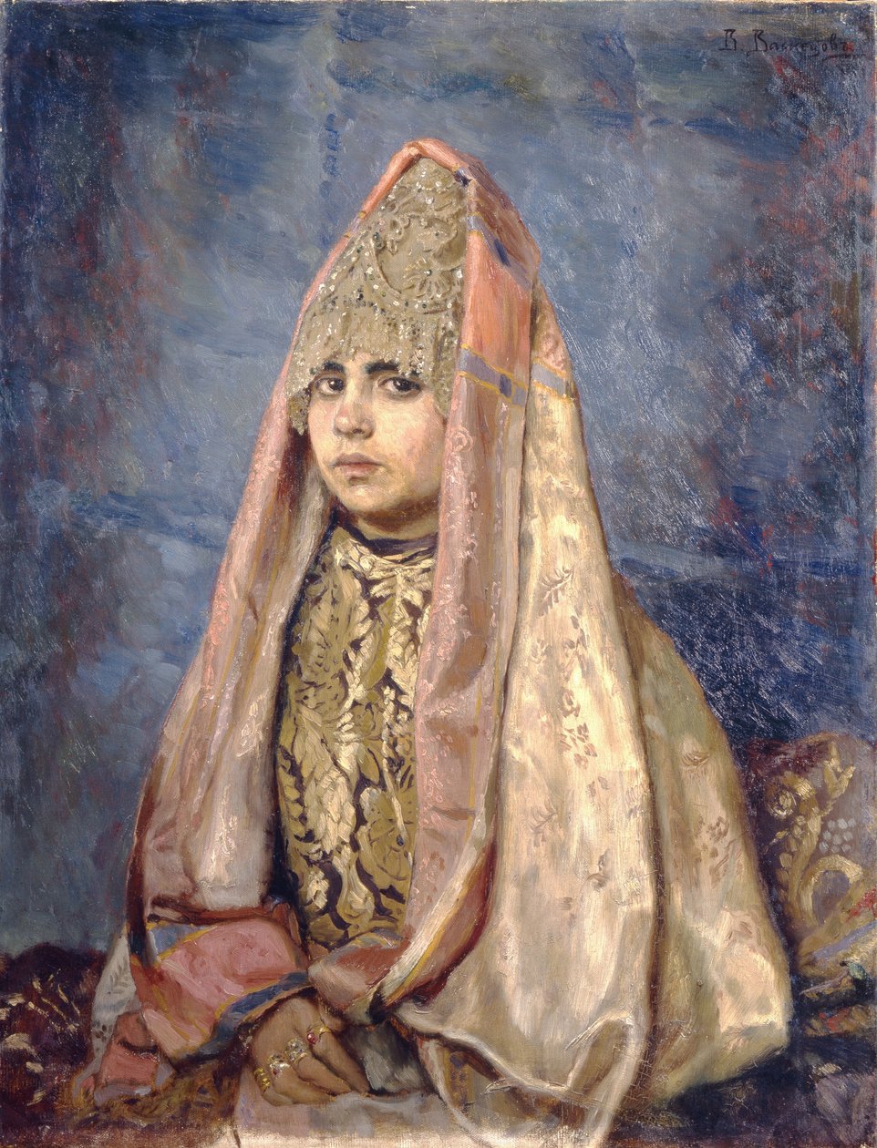 Boyars kone, 1884 av Viktor Mikhaylovich Vasnetsov