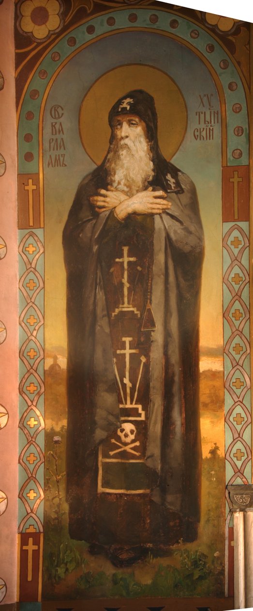 Saint Barlaam av Khutyn, 1885-1896 av Viktor Mikhaylovich Vasnetsov