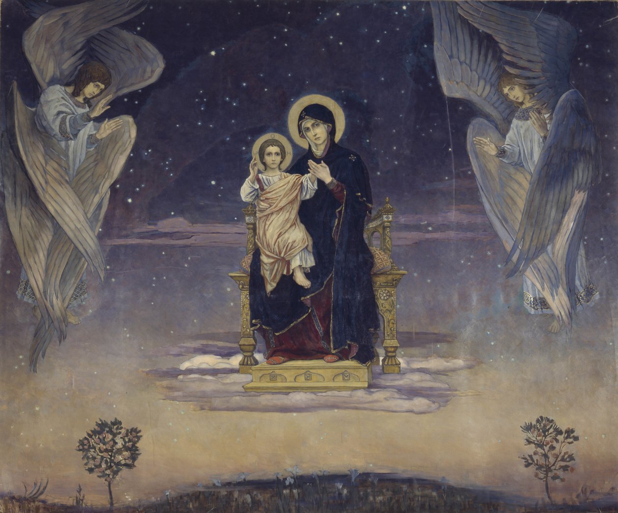 Jomfruen, 1901 av Viktor Mikhaylovich Vasnetsov