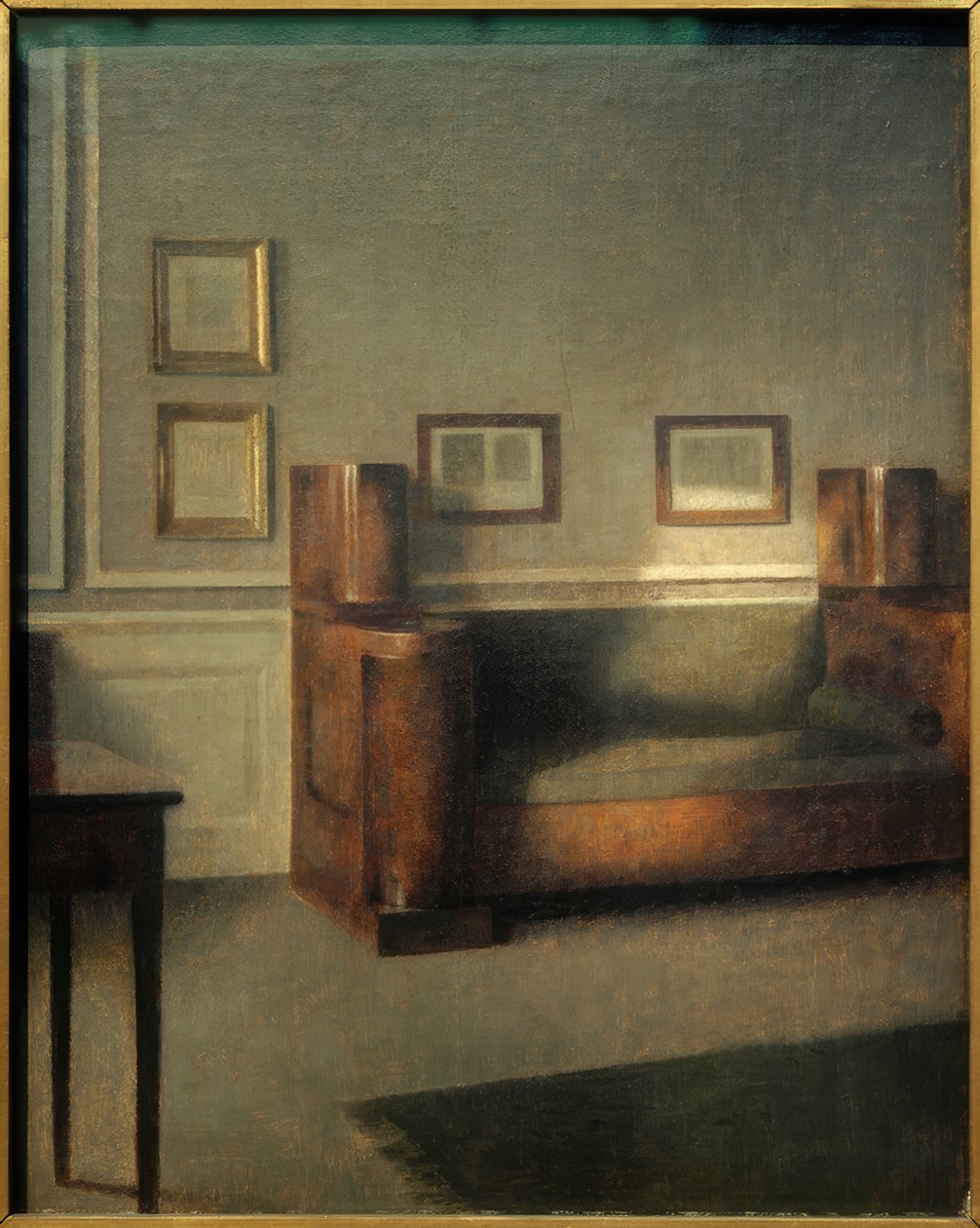 Den gamle skapsofaen av Vilhelm Hammershoi
