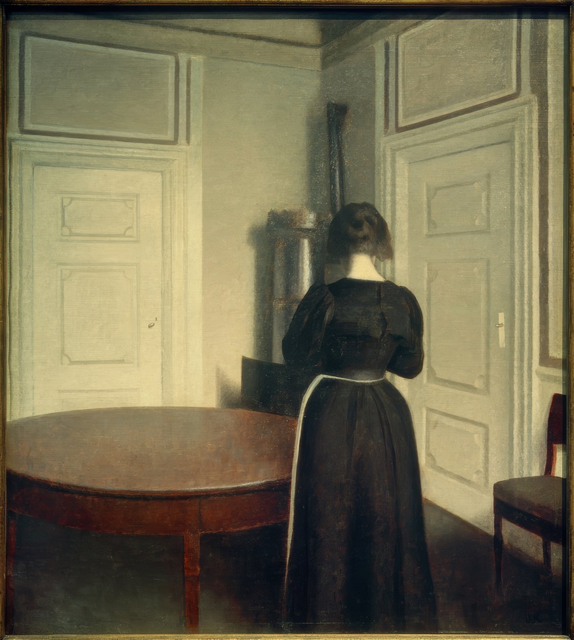 Interiør, 1899 av Vilhelm Hammershoi