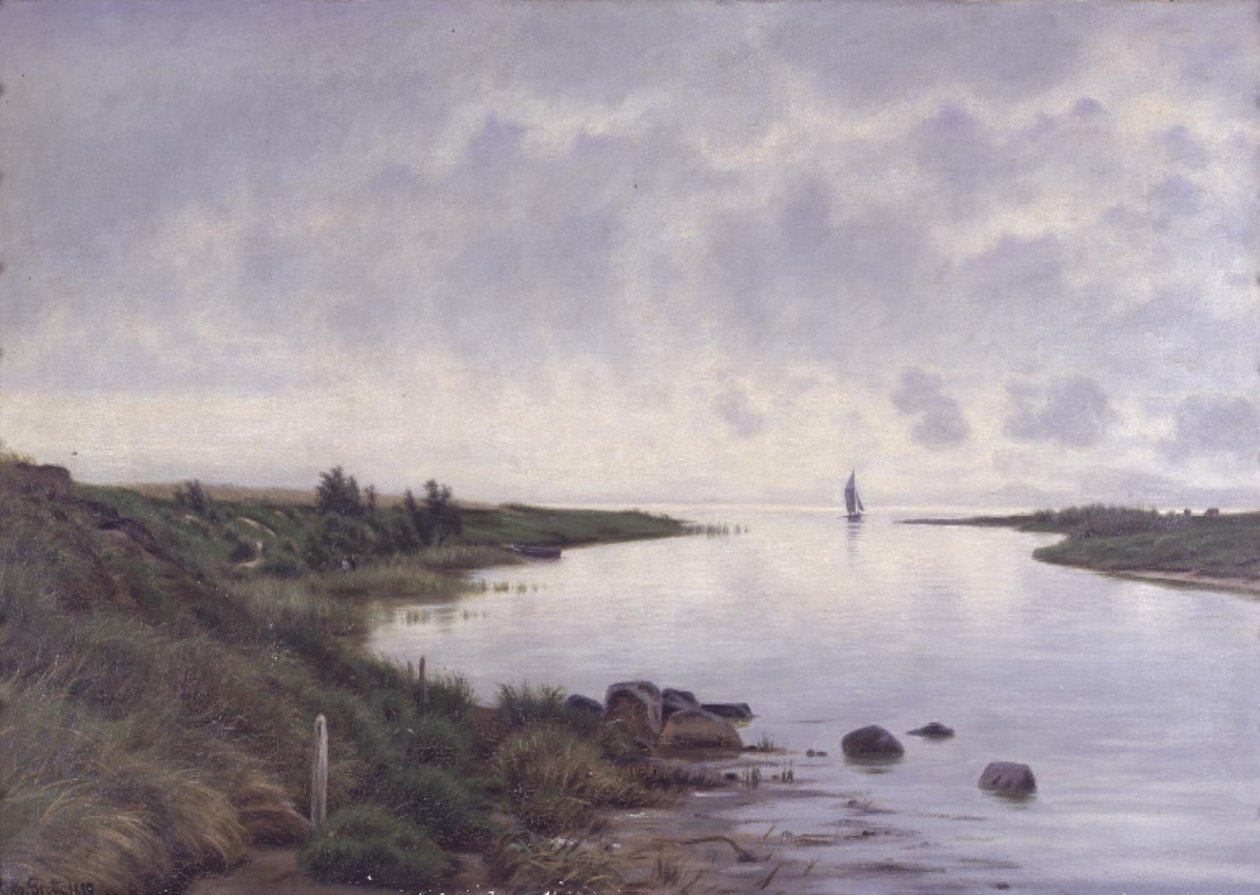 Utløpet av elven av Vilhelm Groth