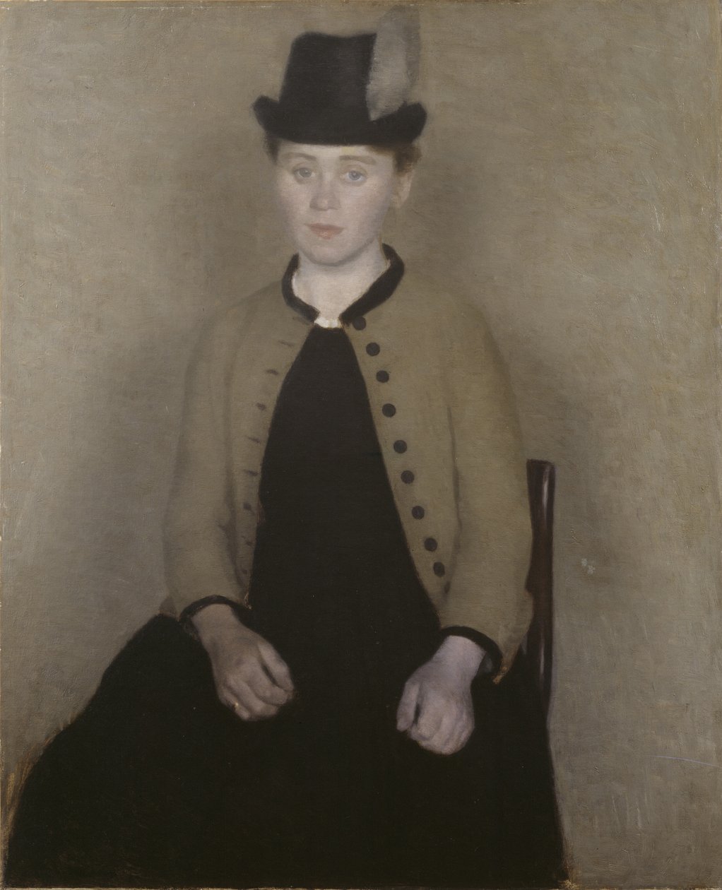 Ida Ilsted, senere Kunstnerens hustru av Vilhelm Hammershøi