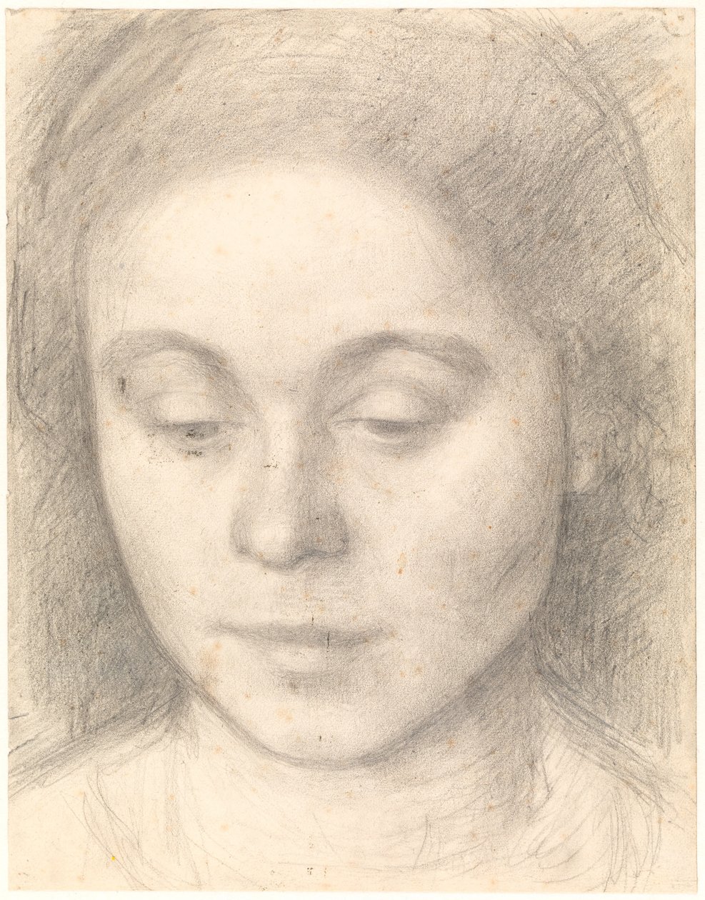 Portrett av Ida, kunstnerens kone av Vilhelm Hammershøi