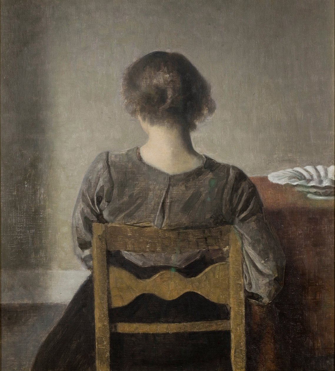Hvile av Vilhelm Hammershøi
