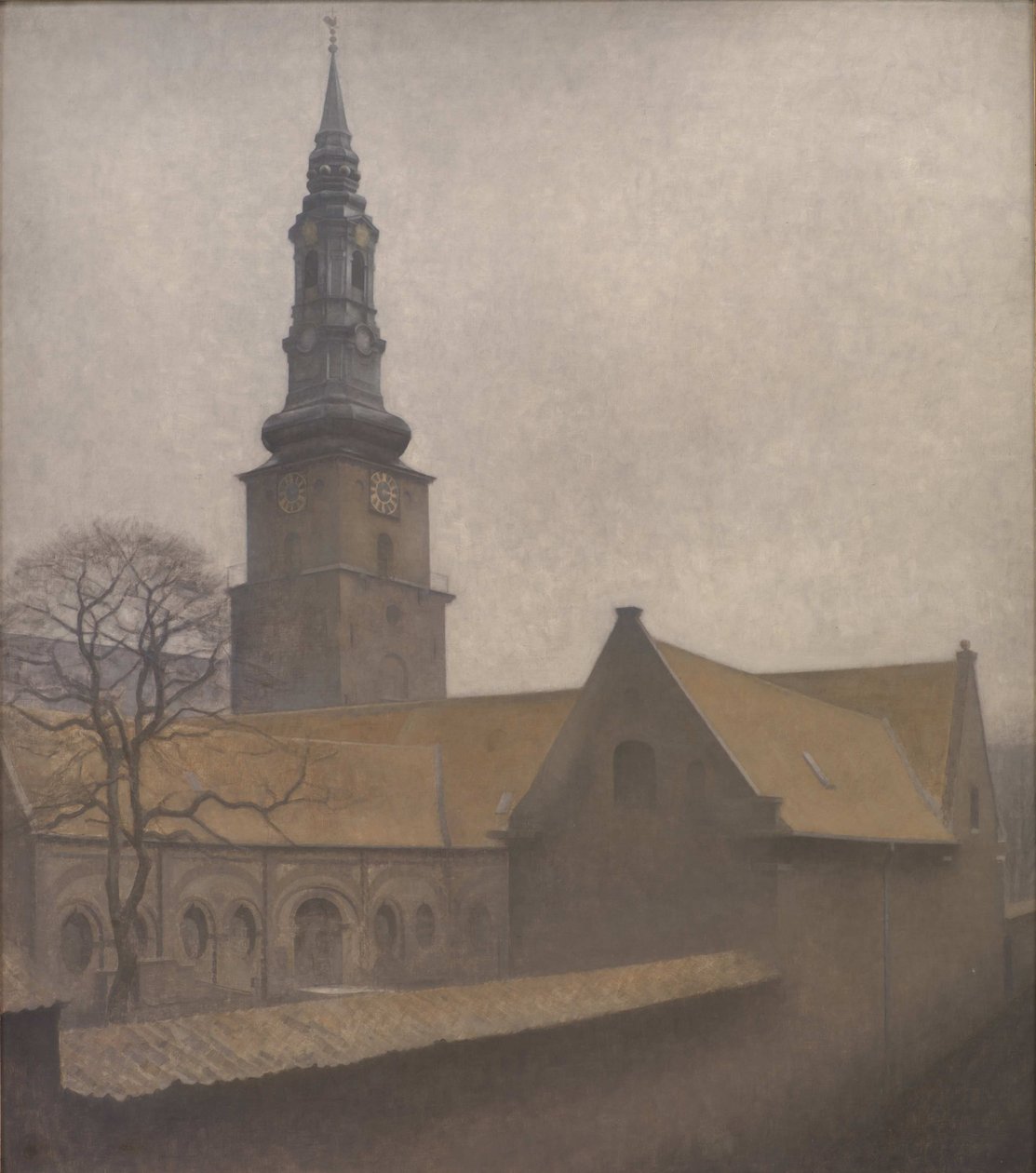 Sankt Petri kirke, København, 1906. av Vilhelm Hammershøi