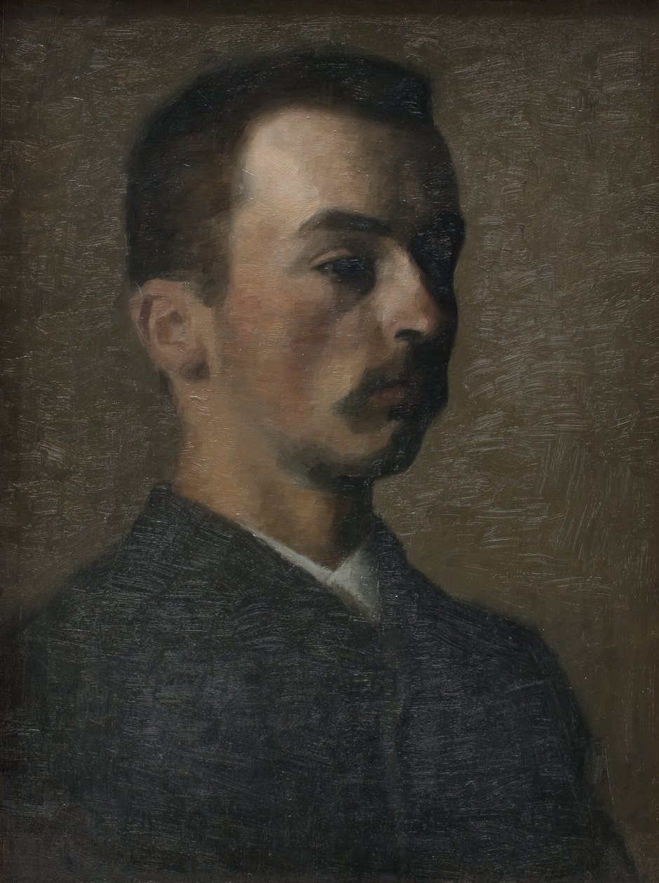Selvportrett av Vilhelm Hammershøi