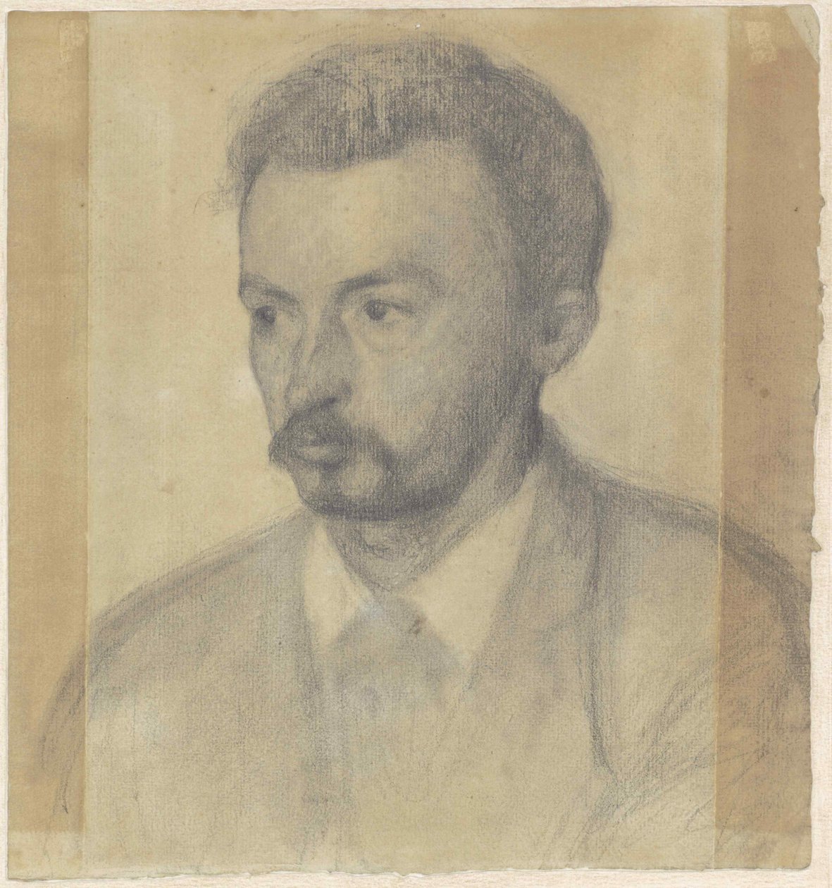 Selvportrett, 1895. av Vilhelm Hammershøi