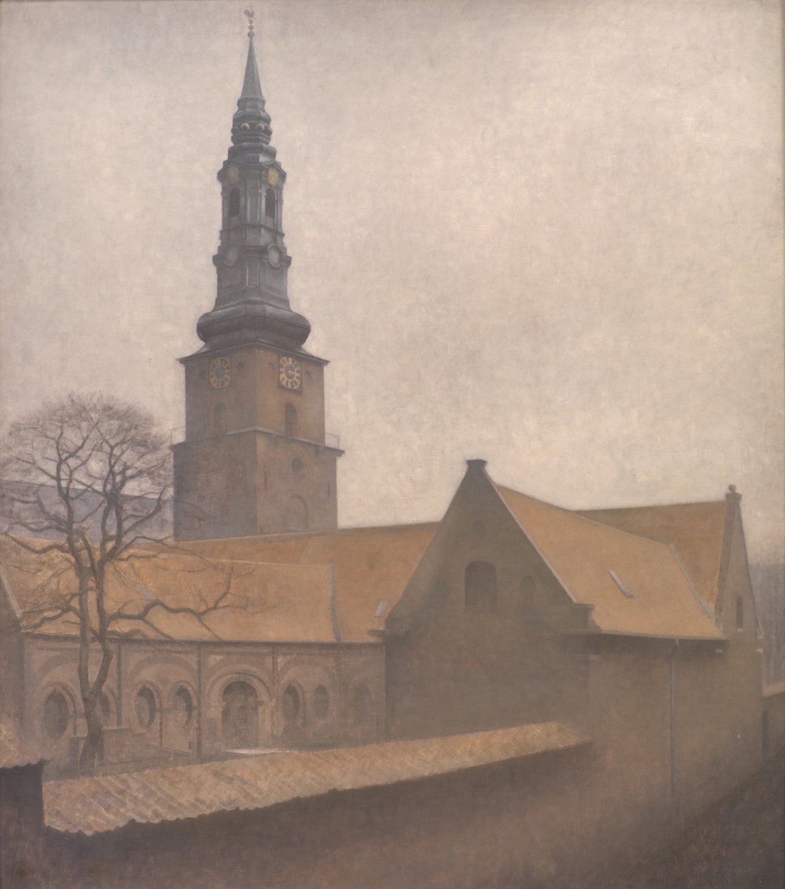 Peterskirken, København av Vilhelm Hammershøi
