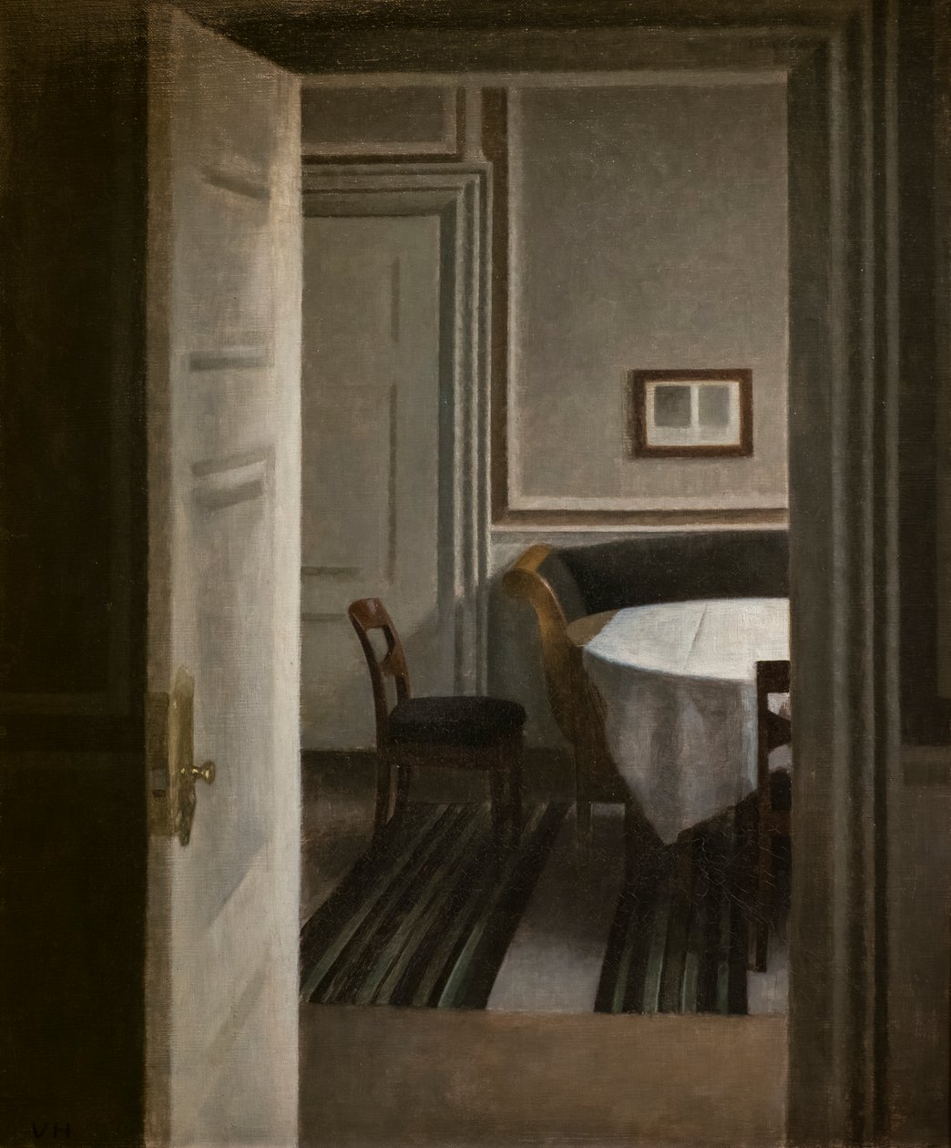 Interiør, Strandgade 30 av Vilhelm Hammershoi