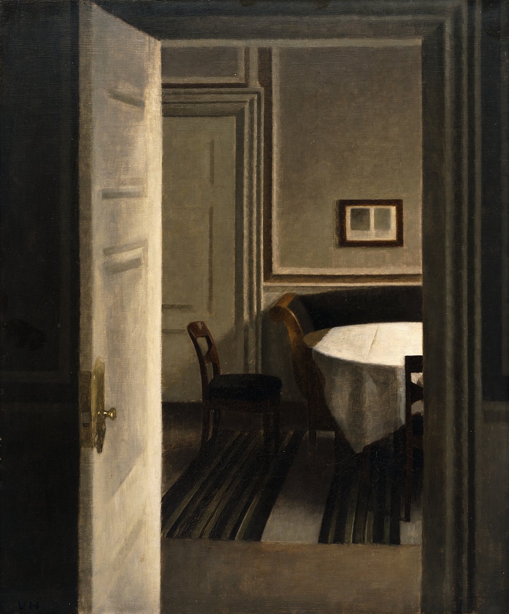 Interiør, Strandgade 30, 1904 av Vilhelm Hammershoi