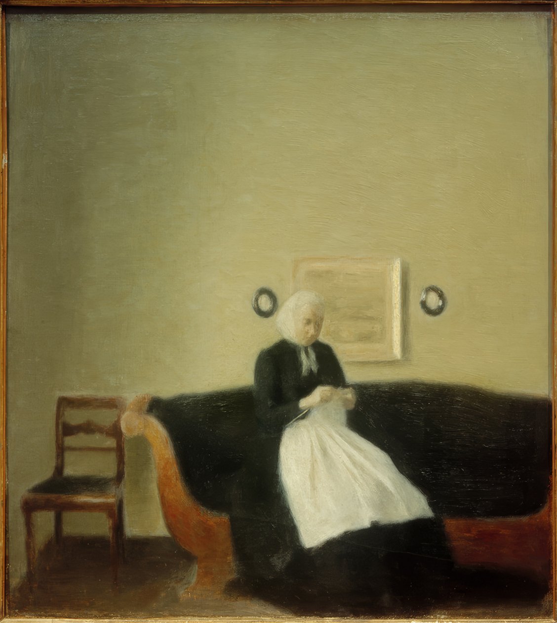 Mor til kunstneren av Vilhelm Hammershoi