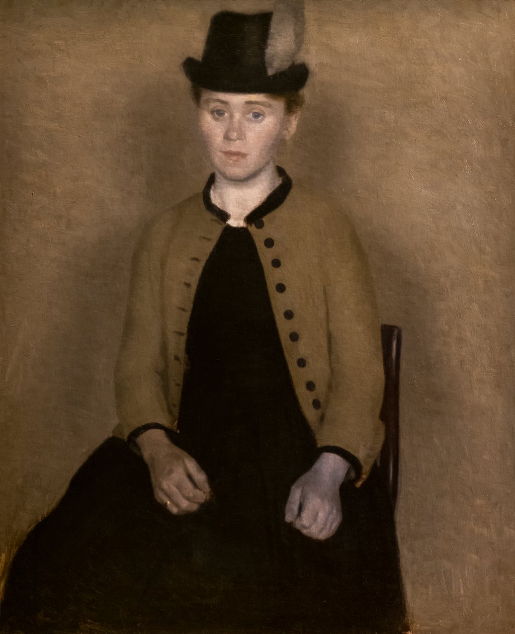 Portrett av Ida Ilsted av Vilhelm Hammershoi