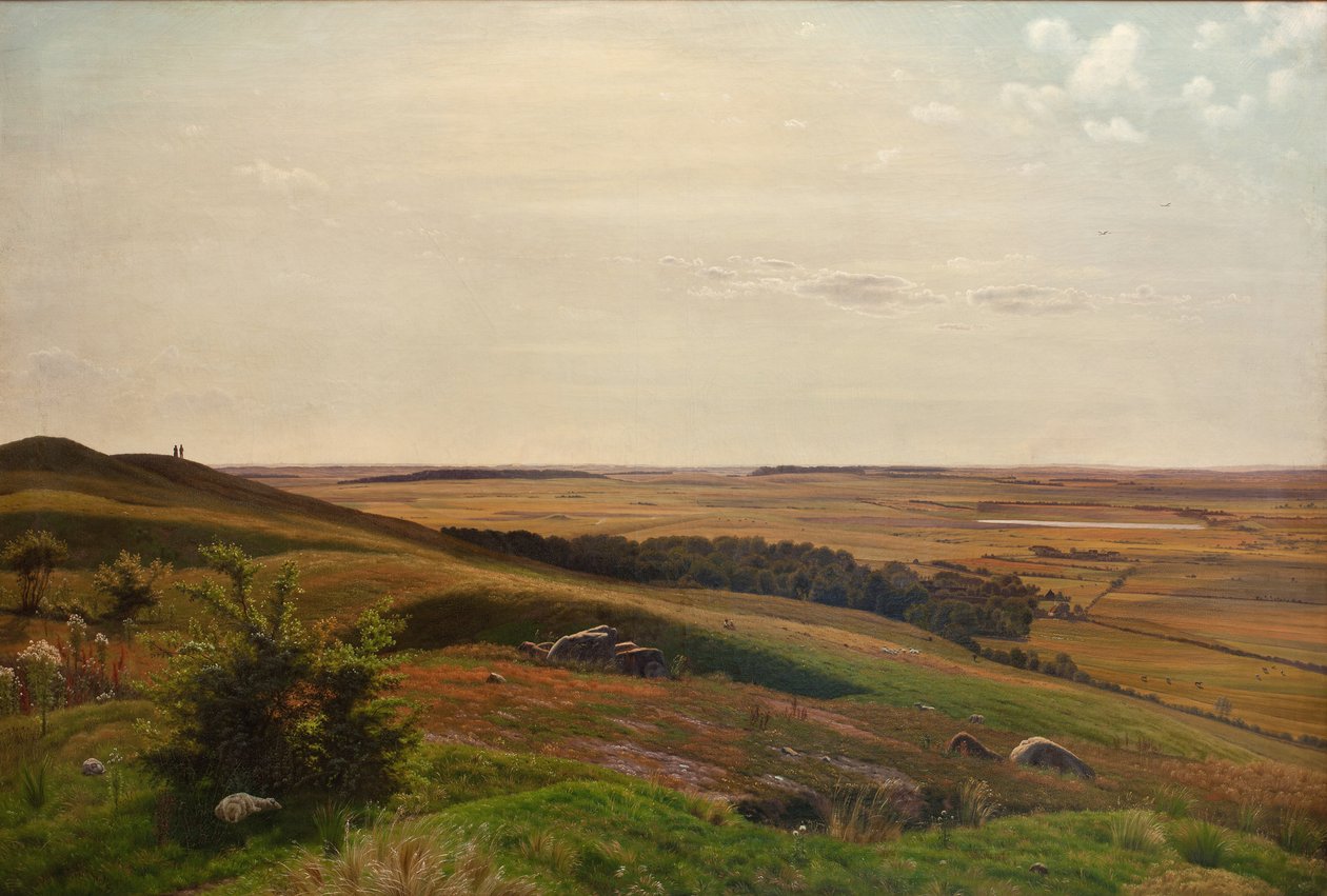 Fjellsklie ved Horsens. Ettermiddag av Vilhelm Kyhn