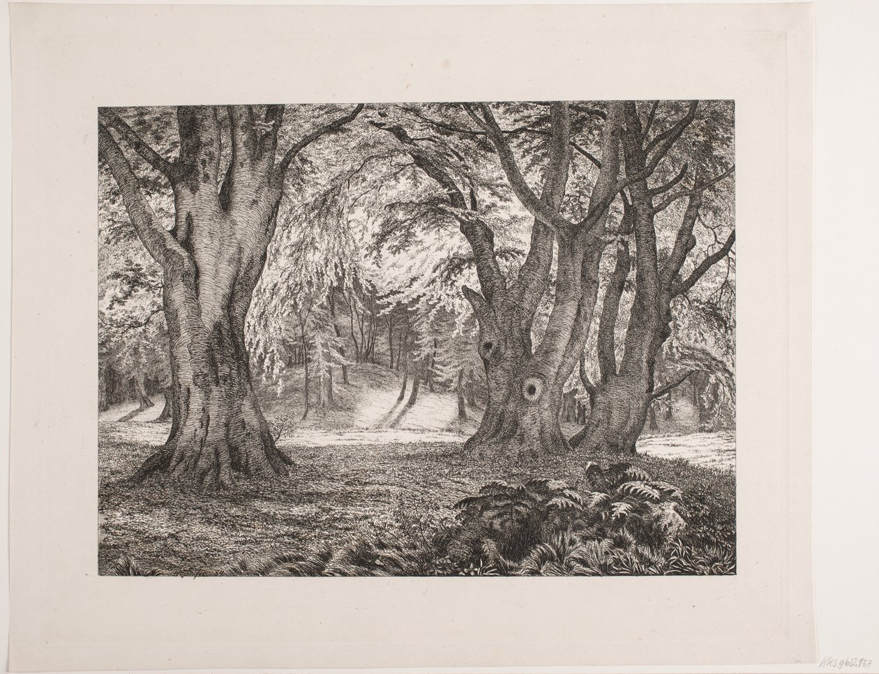Det indre av en skog av Vilhelm Kyhn