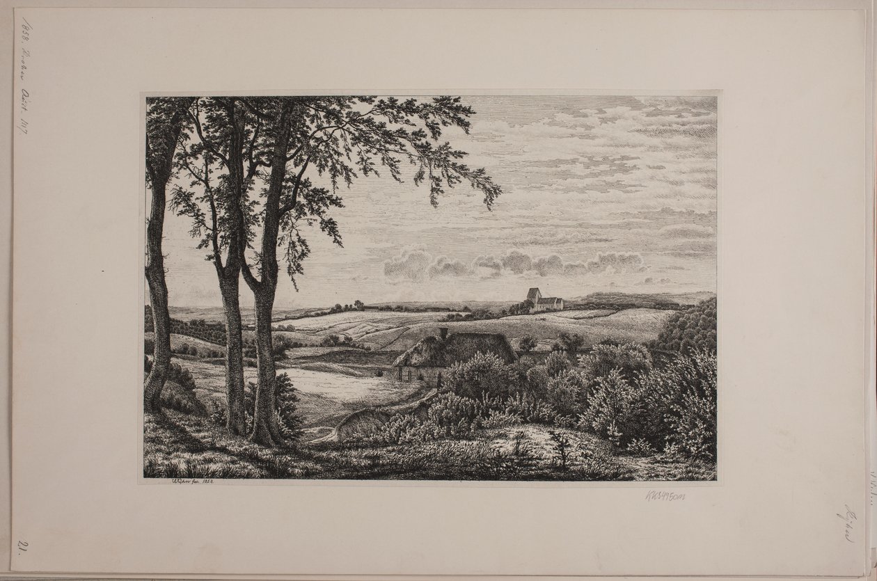 Ettermiddagslandskap, Sjælland av Vilhelm Kyhn