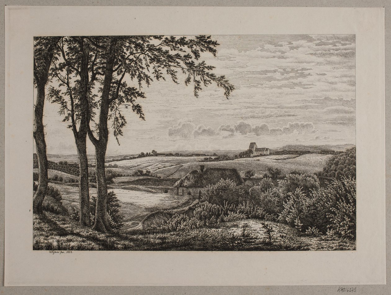 Ettermiddagslandskap, Sjælland av Vilhelm Kyhn